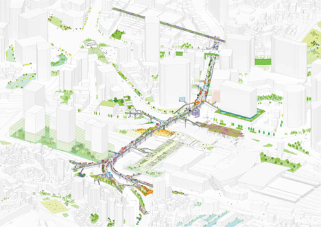 MVRDV and Studio Makkink & Bey to transform Seoul overpass into High Line-inspired park called Seoul Skygarden
