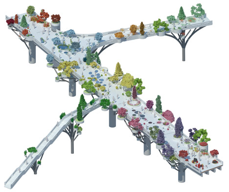 MVRDV and Studio Makkink & Bey to transform Seoul overpass into High Line-inspired park called Seoul Skygarden