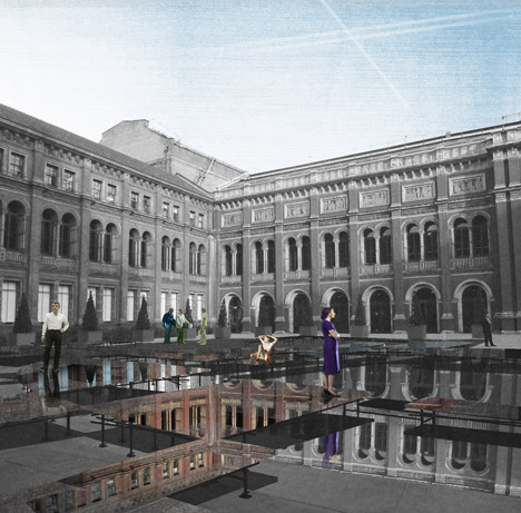 Frida Escobedo installation at London Design Festival 2015
