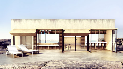 The Waterfall House by Bornstein Lyckefors Arkitekter