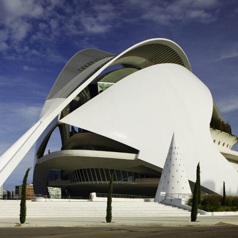 Tomorrowland features Santiago Calatrava's City of Arts and Sciences bridge