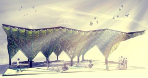 Visualisation of the Urban Algae Canopy by ecoLogicStudio