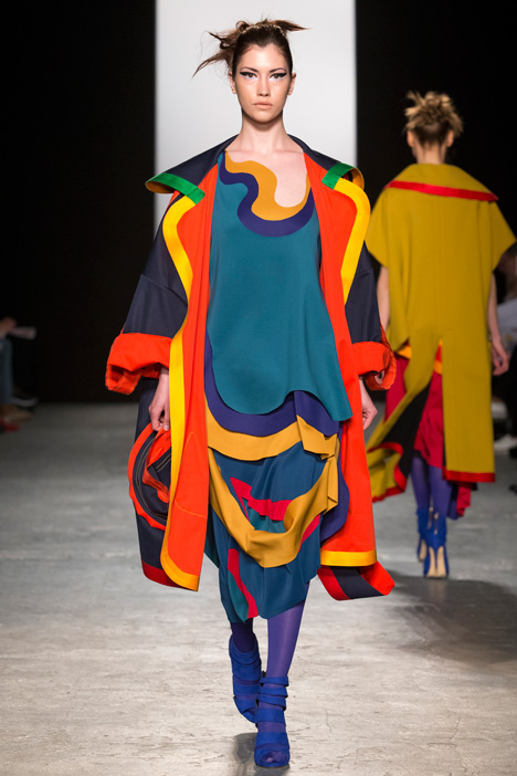Westminster BA Fashion Design show 2015 Chloe McGeehan