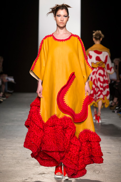 Westminster BA Fashion Design show 2015 Kate Brittain