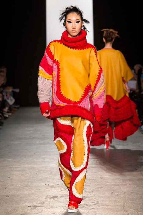 Westminster BA Fashion Design show 2015 Kate Brittain
