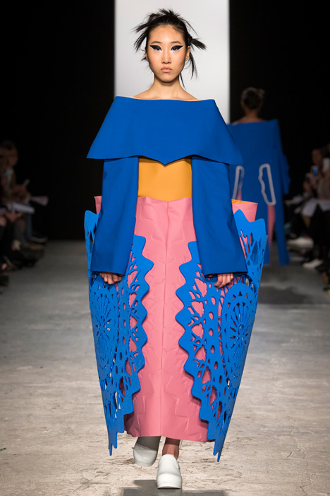 Westminster BA Fashion Design show 2015 Matt Witcombe