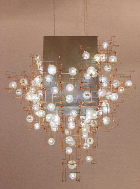 Fragile Future 3 Concrete Chandelier, Studio Drift, 2011. Courtesy of Carpenters Workshop Gallery