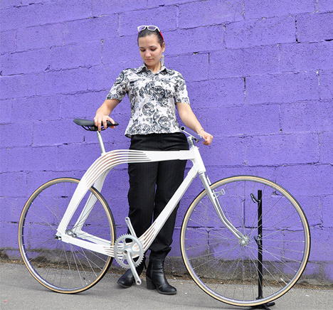 Wooden composite bike by AERO