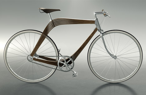 Wooden composite bike by AERO