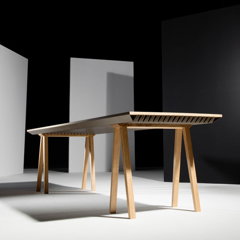 Zero Energy Furniture stores heat to regulate room temperature