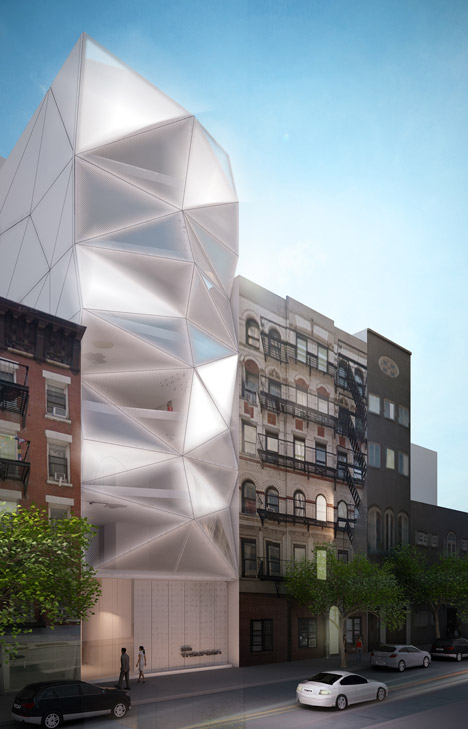 30 Thompson Street facades by Karim Rashid