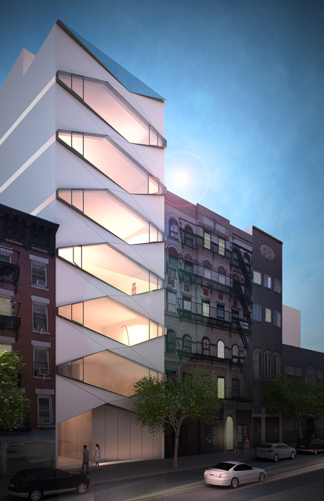 30 Thompson Street facades by Karim Rashid