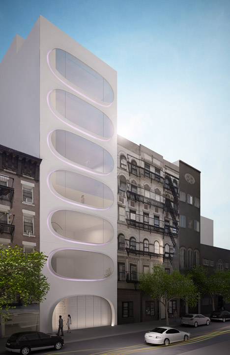 30 Thompson Street facades by Karim Rashid
