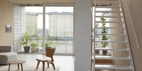 A Room with a View by MeesVisser is an Amsterdam home overlooking the IJ river