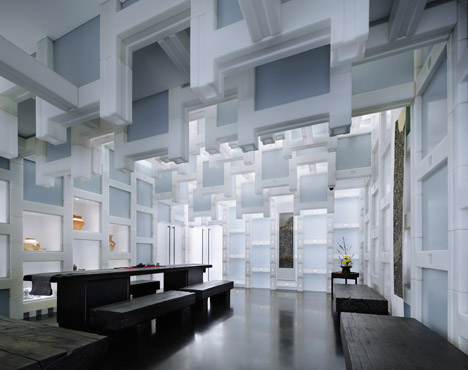 Beijing Tea house by Kengo Kuma