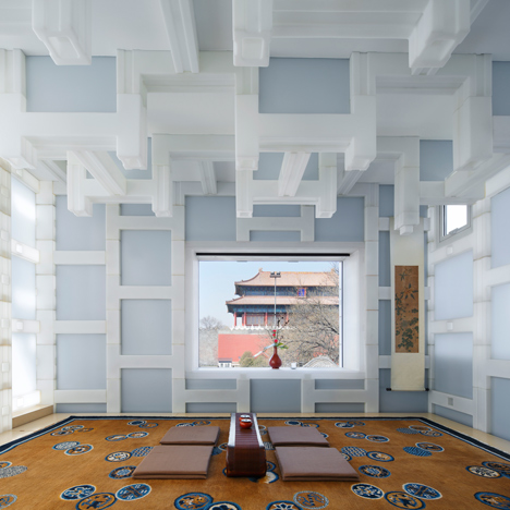 Beijing Tea house by Kengo Kuma