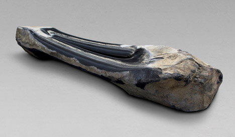 Byung Hoon Choi creates sculptural bench that looks like giant stick of liquorice