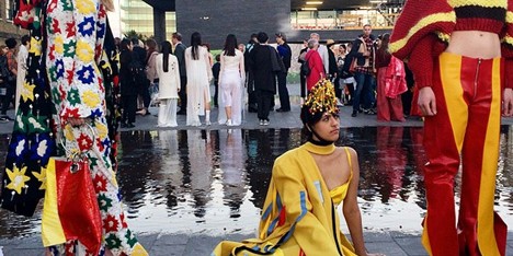 Central Saint Martins BA Fashion protest CSM encore