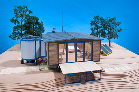 Demountable House by Jean Prouvé and Richard Rogers at Miami/Basel