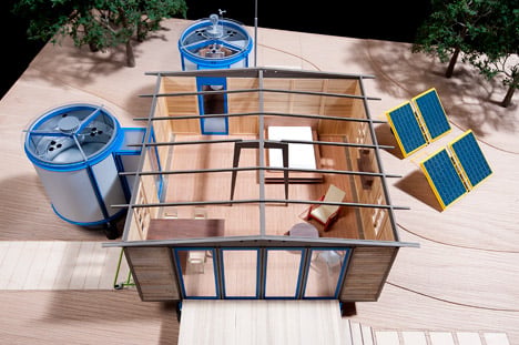Demountable House by Jean Prouvé and Richard Rogers at Miami/Basel