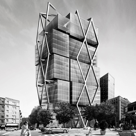 Studio Dror’s conceptual tower designs for New York offer three takes on high-rise architecture