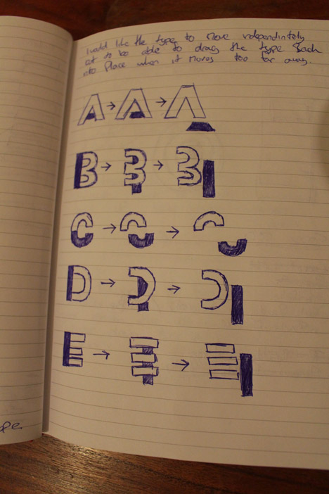Dyslexia typography by Daniel Britton