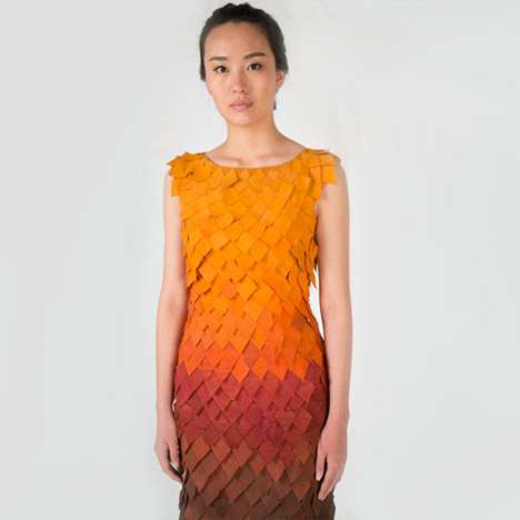 Fall dress by Birce Ozkan