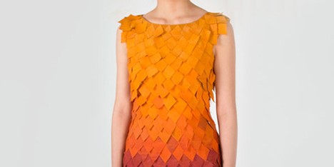 Fall dress by Birce Ozkan