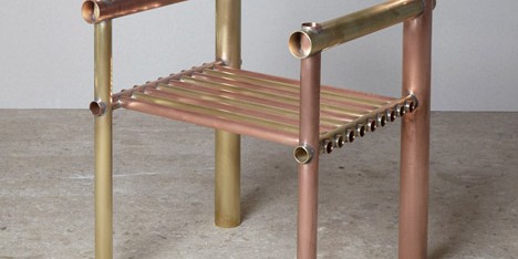 Gallery Fumi’s Design Miami/Basel 2015 exhibition includes metal furniture by Max Lamb