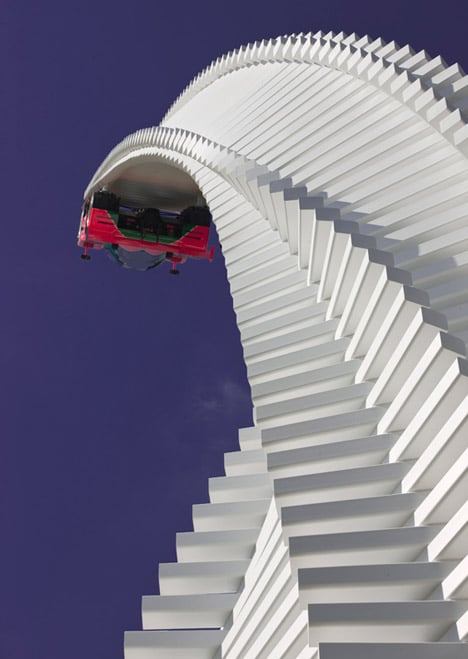 Goodwood 2015 sculpture by Gerry Judah for Mazda