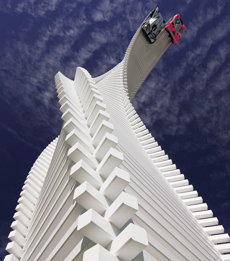 Goodwood 2015 sculpture by Gerry Judah for Mazda