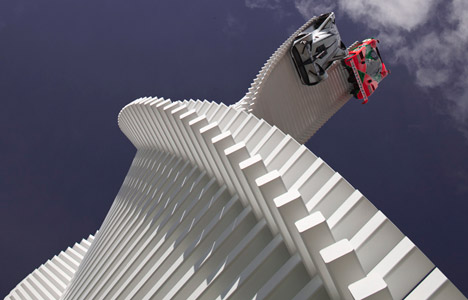 Goodwood 2015 sculpture by Gerry Judah for Mazda