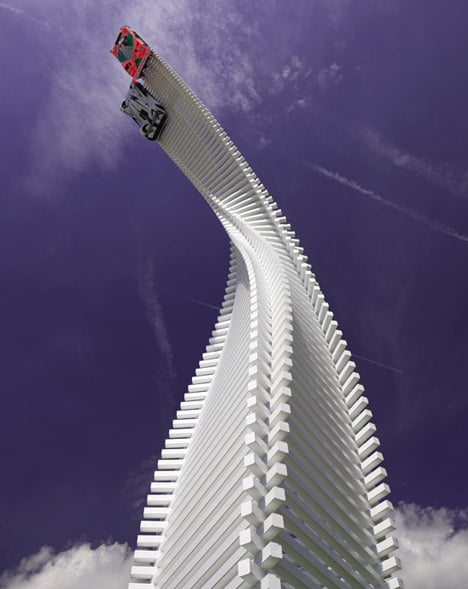 Goodwood 2015 sculpture by Gerry Judah for Mazda