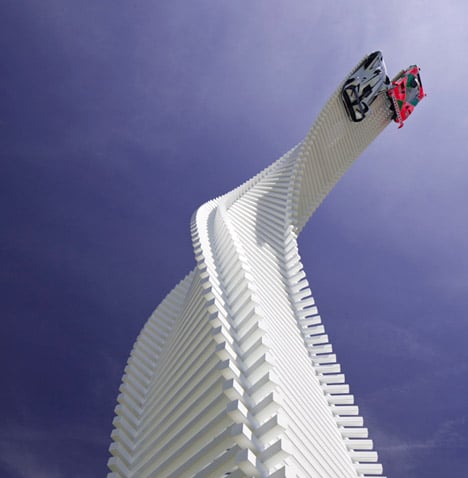 Goodwood 2015 sculpture by Gerry Judah for Mazda