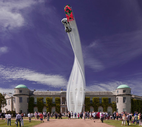 Goodwood 2015 sculpture by Gerry Judah for Mazda