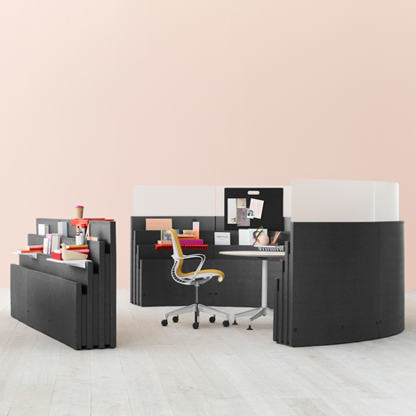 Studio 7.5 designs foam “hackable” office system for Herman Miller