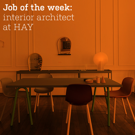 Job of the week: interior architect at HAY