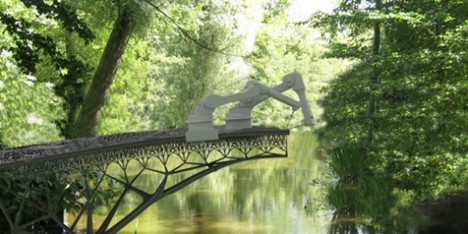 3D printed bridge by Joris Laarman and MX3D