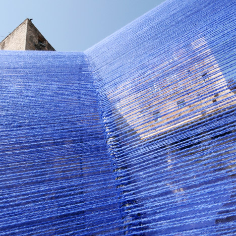 Les Voûtes Filantes installation in Cahors-France by Atelier YokYok