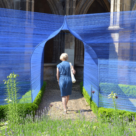 Les Voûtes Filantes installation in Cahors-France by Atelier YokYok