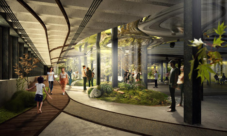 Lowline underground park in New York