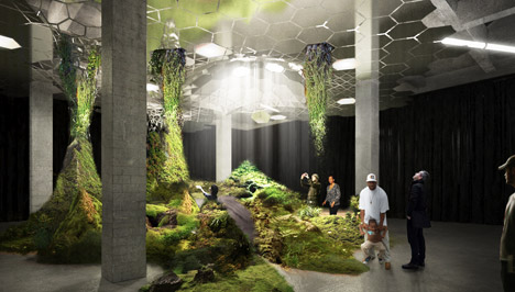 Lowline underground park in New York