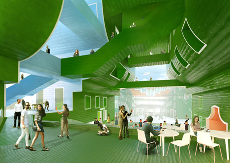 MVRDV Zaanstad Cultural Cluster competition