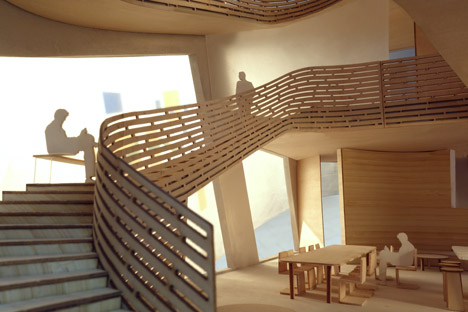 Maggie's Centre Barts in London by Steven Holl Architects