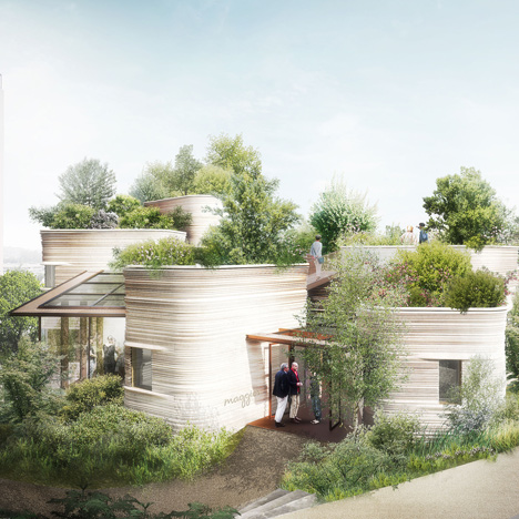 Thomas Heatherwick unveils design for plant-covered Maggie's Centre in Yorkshire