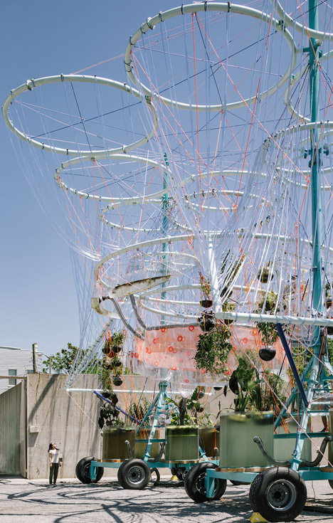 MoMA PS1 Museum Cosmo installation by Andres Jaque of Office for Political Innovation