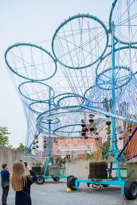 MoMA PS1 Museum Cosmo installation by Andres Jaque of Office for Political Innovation