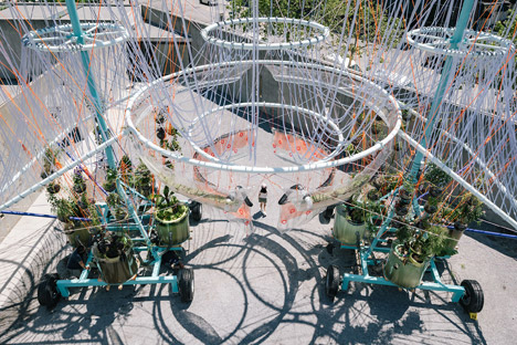MoMA PS1 Museum Cosmo installation by Andres Jaque of Office for Political Innovation