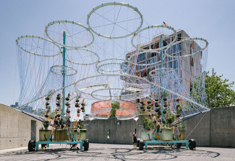 MoMA PS1 Museum Cosmo installation by Andres Jaque of Office for Political Innovation