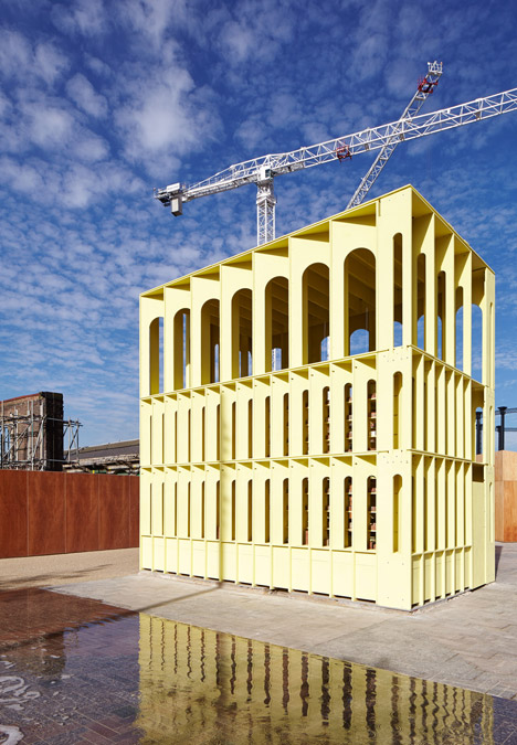 New-Horizons-LFA-Red-Yellow-Pavilion-Hall-McKnight_TAKA-Clancy-Moore-Steve-Larkin_dezeen_468_10